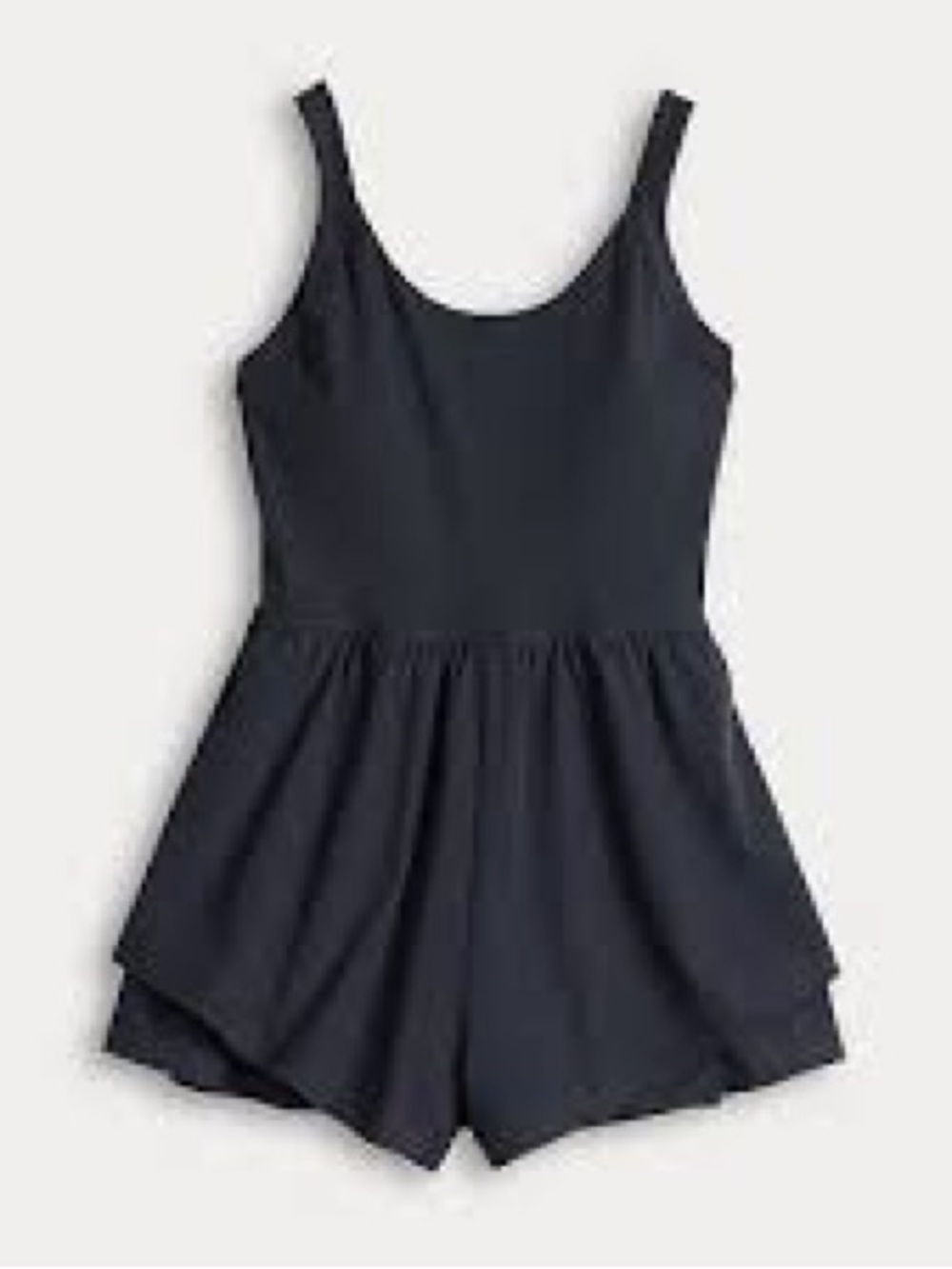 Black Sleeveless Romper